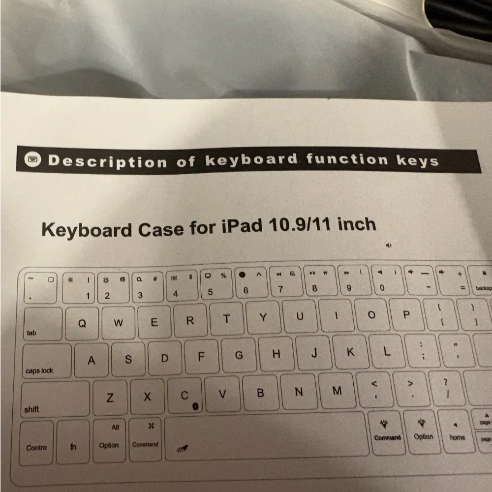 Grey Keyboard Case for IPad 10.9/11 inch Magnatict keyboard P11 net
